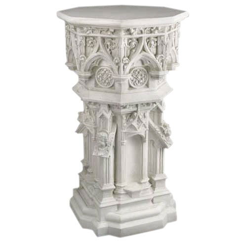 Gothic Cathedral Pedestal 44″