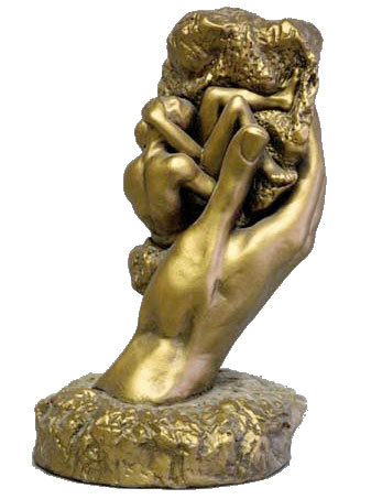 Hand of God by Rodin 13″ Bronze F