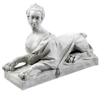 Victorian Sphinx Sculpture 30″