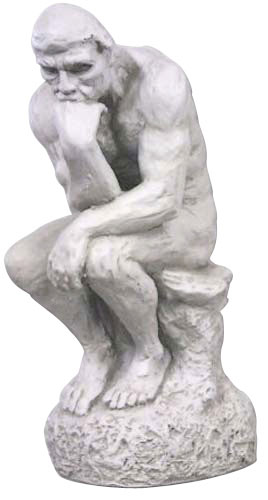 Thinker by Rodin 12″