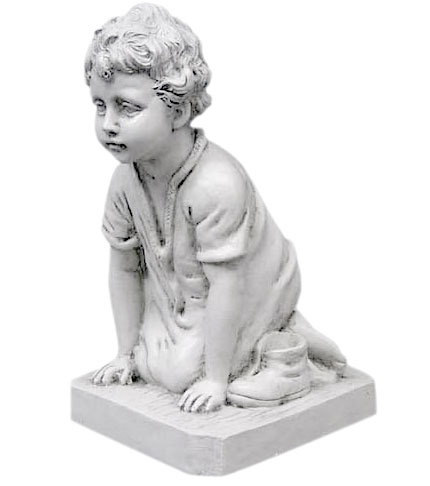 Kneeling Child Sculpture