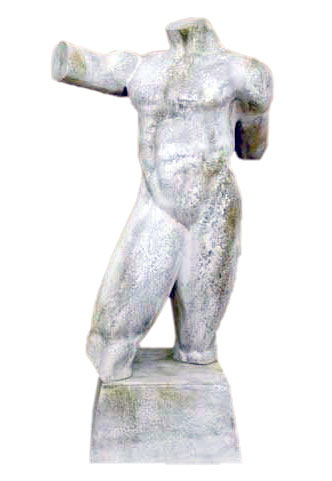 Male Nude Form Statue 69″