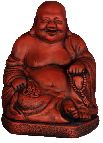 Happy Hotei Buddha 12″ statue sculpture