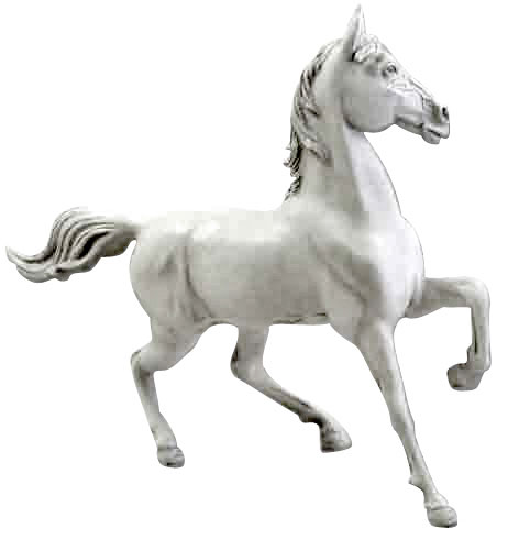 Galloping Horse sculpture statue 26″