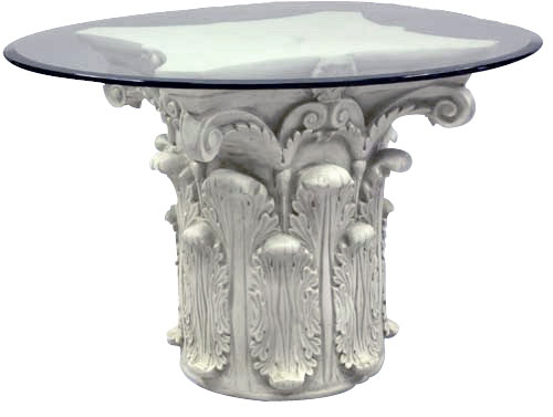 Giant Corinthian Capital Glass Not Included!