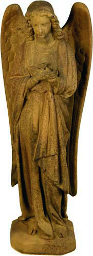 Chapel Crossed Angel statue 26″