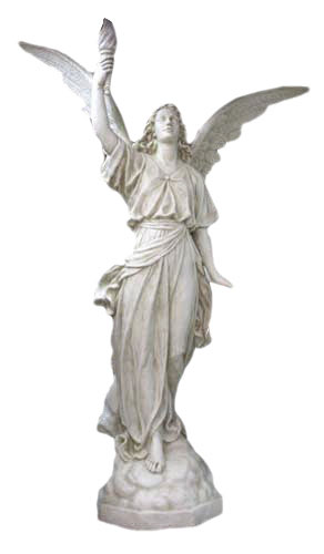 Huge 10 Feet Over-Lifesize Angel of Light statue sculpture