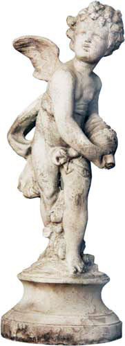 Cupid fountain Figure sculpture statue 24″
