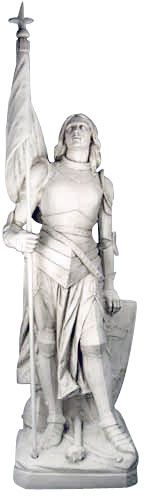 St. Joan of Arc Christian sculpture statue 93″