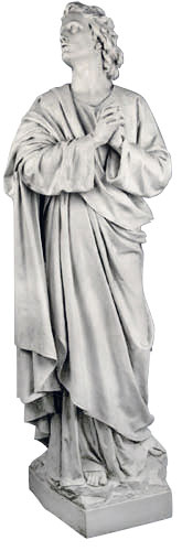 St. John the Apostle Christian sculpture statue 68″
