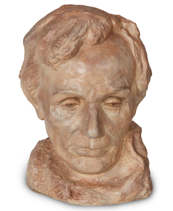 Head of Lincoln by John Gutzon de la Mothe Borglum