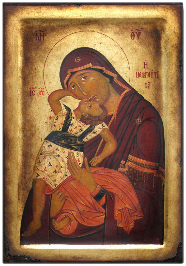 Virgin Mary and Child Jesus Christ Byzantine icon