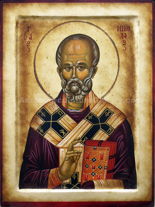 St. Nicholas Byzantine Icon