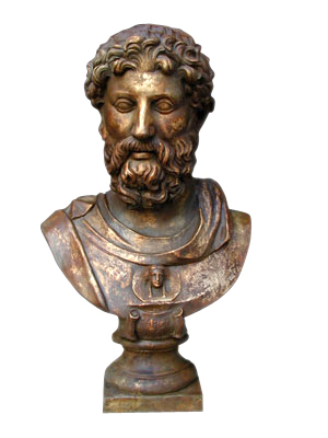 Marcus Aurelius bronze bust