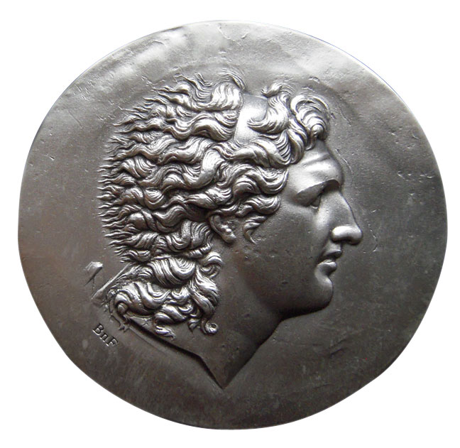 Alexander III the Great of Macedonia REPLICA of an Original Medallion