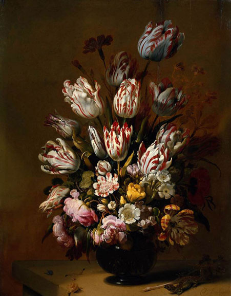 Still Life with Flowers by Hans Bollongier, 1639