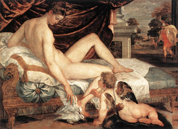 Venus and Cupid by Lambert Sustris, 1560