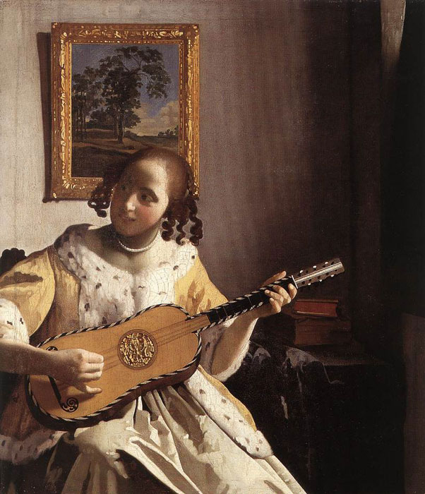 The Guitar Player by Johannes Vermeer, 1672