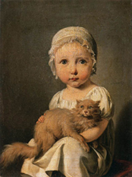 Gabrielle Arnault as a Child by Louis Léopold Boilly, 1815
