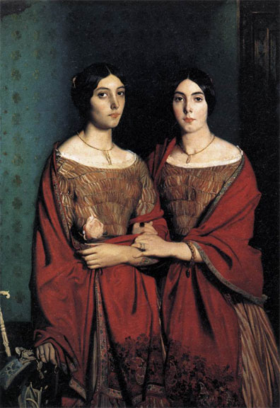 The Artist’s Sisters by Théodore Chassériau, 1843