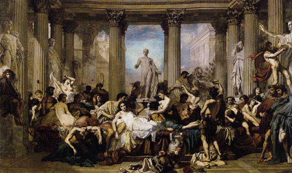 Romans of the Decadence by Thomas Couture, 1847
