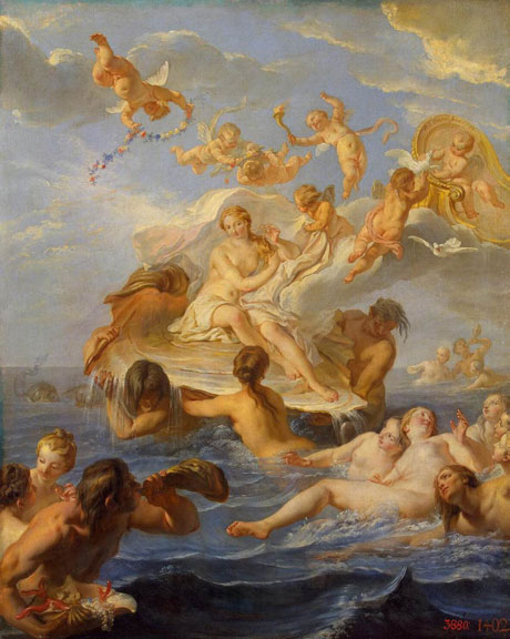Birth of Venus by Noel-Nicolas Coypel, 1732