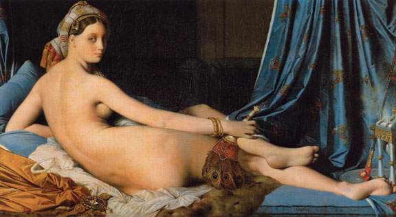 The Grand Odalisque by Jean-Auguste-Dominique Ingres, 1814