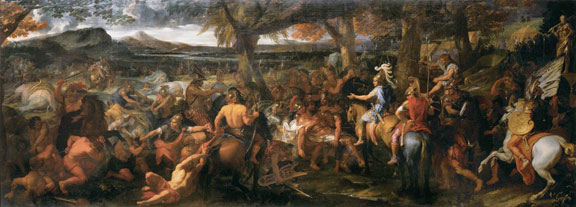 Alexander and Porus by Charles Le Brun, 1665