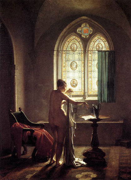 Gothic Bathroom by Jean-Baptiste Mallet, 1810