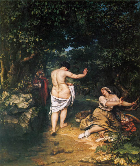 The Bathers by Gustave Courbet, 1853