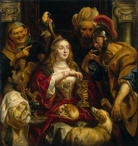 Cleopatra’s Feast by Jacob Jordaens, 1653