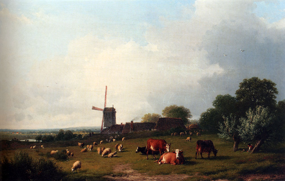 Eugene Verboeckhoven Oil Painting