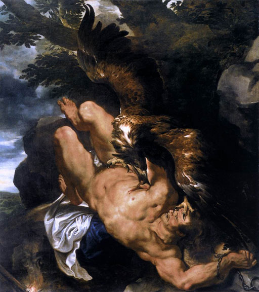 Prometheus Bound by Pieter Pauwel Rubens, 1610-11