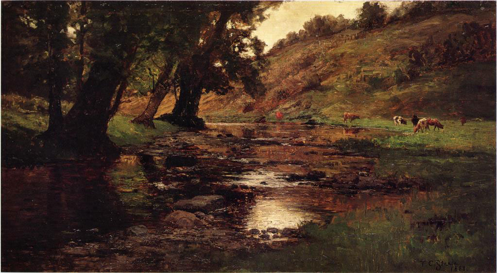 Theodore Steele Oil Painting
