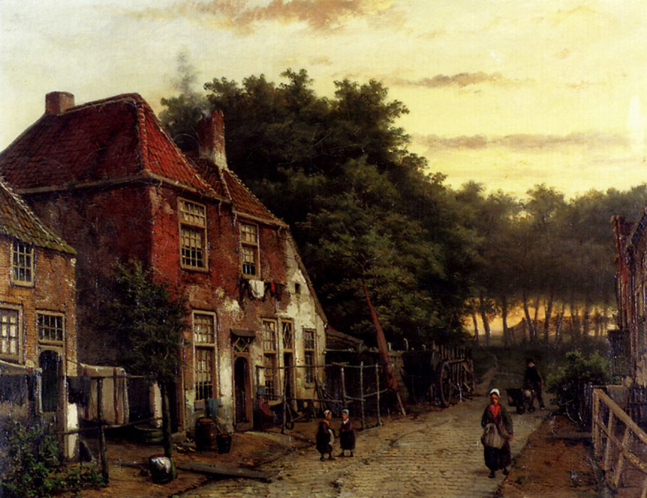 Willem Koekkoek Oil Painting