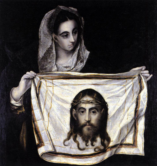 St Veronica Holding the Veil by El Greco, 1580