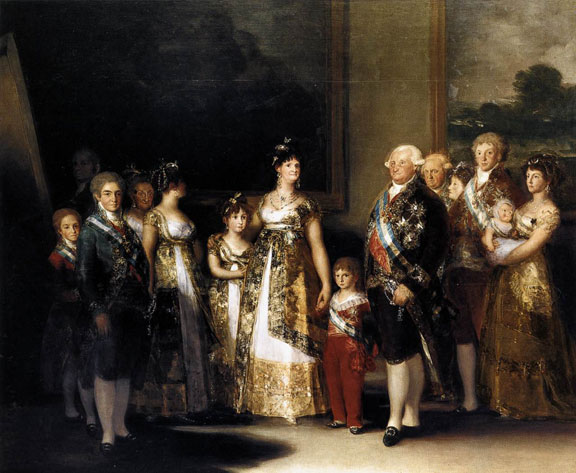 Charles IV and his Family by Francisco de Goya y Lucientes, 1800