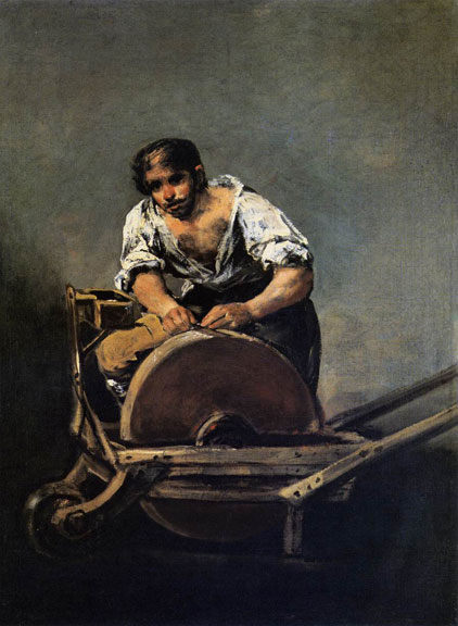 Knife Grinder by Francisco de Goya y Lucientes, 1808-12