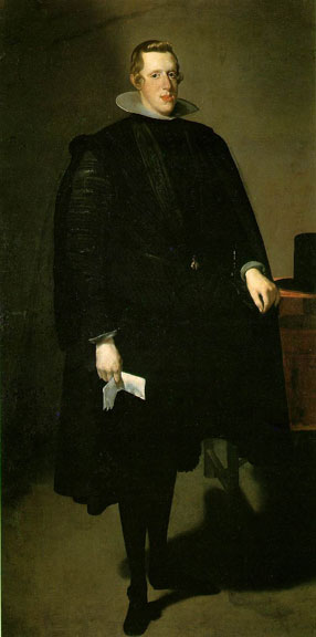 Philip IV by Diego Rodriguez de Silva y Velázquez, 1624-27