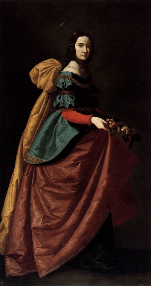 St Elizabeth of Portugal by Francisco de Zurbarán, 1638