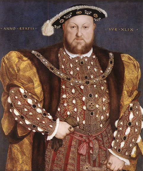 Portrait of Henry VIII by Hans Holbein the Younger, 1540