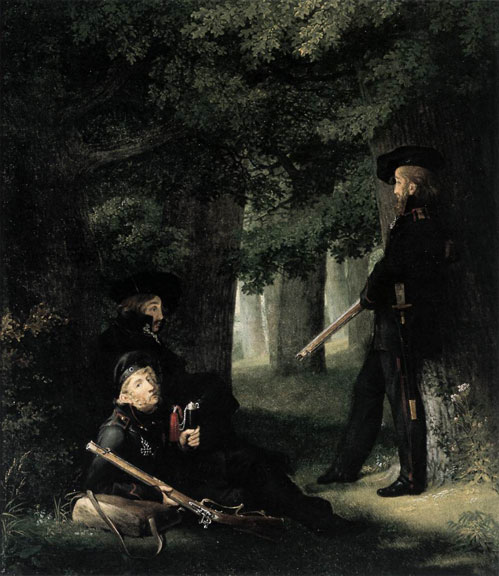 On Outpost Duty by Georg Friedrich Kersting, 1815
