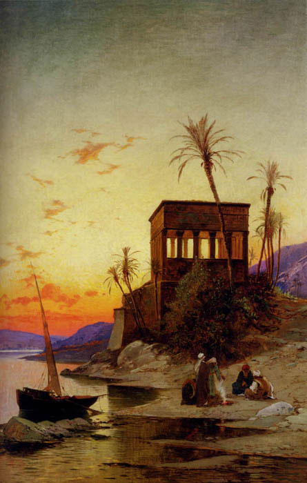 Hermann Corrodi Oil Painting