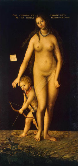 Venus and Cupid by Lucas Cranach the Elder, 1509