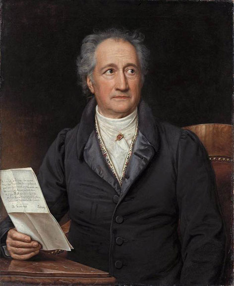 Johann Wolfgang von Goethe by Karl Joseph Stieler, 1828