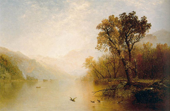 Lake George by John Frederick Kensett, 1860