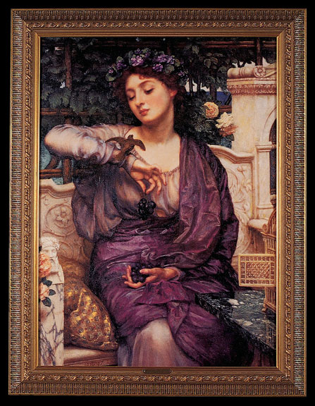 Libra and her Sparrow by Sir Edward Poynter