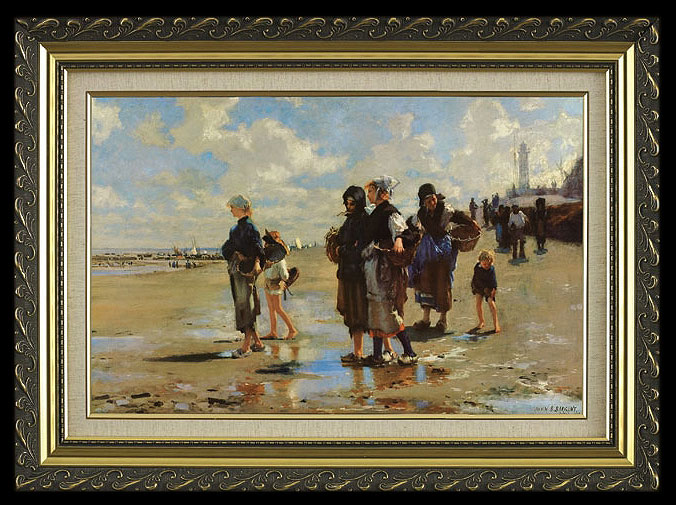 Oyster Gatherers of Cancale by John Singer Sargent
