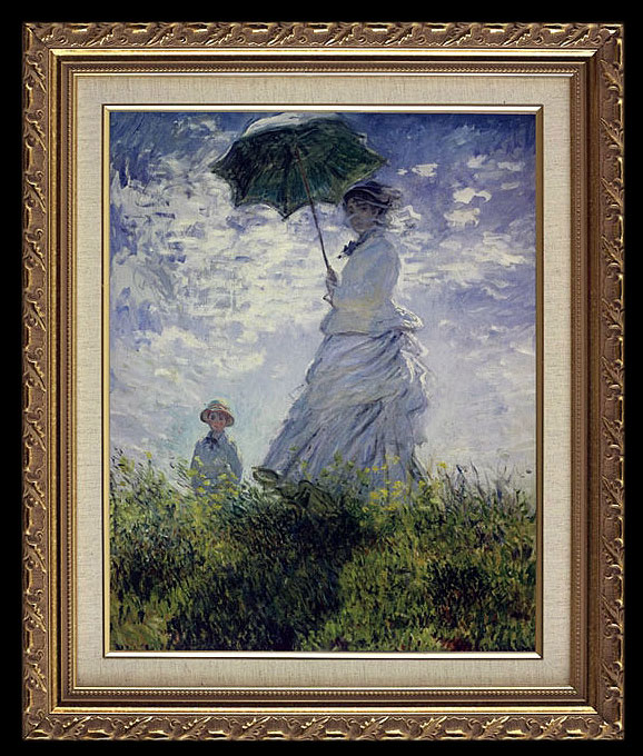 Madame Monet and Son by Claude Monet