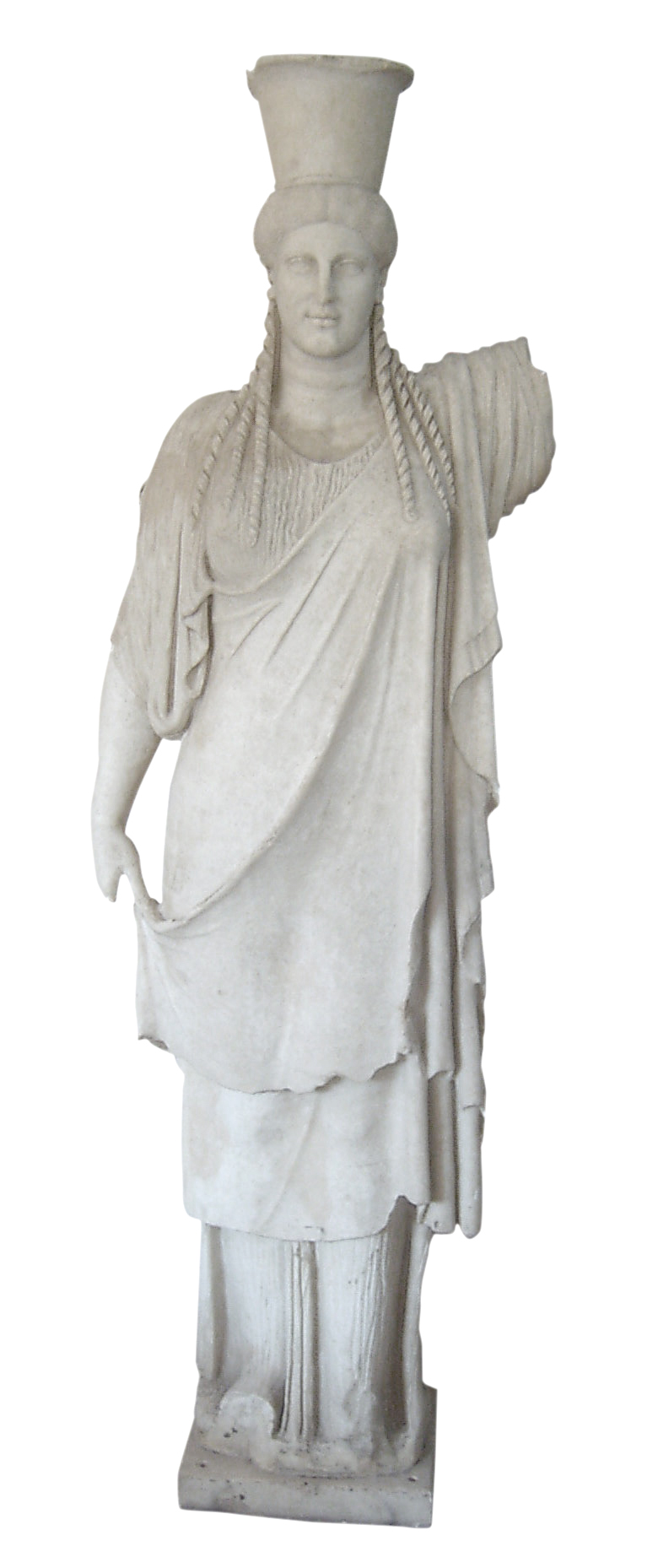 Marble statue of Caryatid from Tralles